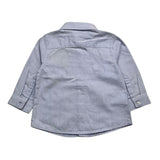 Mayoral Long Sleeve Shirt Solid Color Blue For Baby