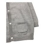 LITTLE BEAR cardigan tinta unita con taschini Grigio per Bambino 8151 GRIGIO LITTLE BEAR 