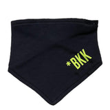 Bikkembergs Plain Bib With Blue Logo Print For Newborns