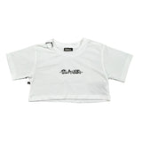 Blauer T-Shirt Girocollo Tinta Unita con Stampa per Bambina 25SBLGH02550X BIANCO BLAUER 