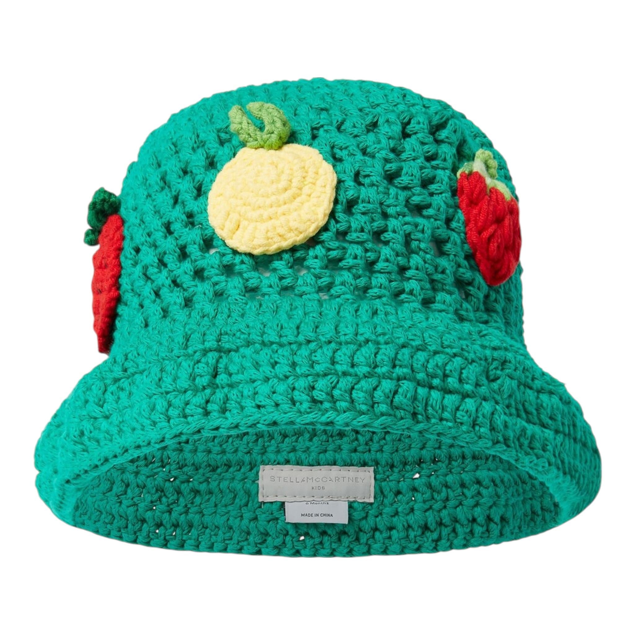 cappelli tinta unita traforato TW0B17 VERDE STELLA McCARTNEY 