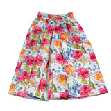 Magil Pantalone Modello A Palazzo Tinta Unita con Stampa per Bambina FN25044 BIANCO MAGIL 