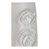 FUN & FUN gonna tinta unita lurex con rose Ghiaccio per Bambina FCJSK00970 GHIACCIO FUN & FUN 