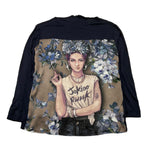 MONNALISA shirt stampa fantasia Blu per Bambina 418610 BLU MONNALISA 