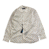 Emanuel Pris Plain Shirt with Beige Print for Boys