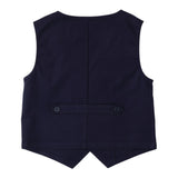 Sarabanda Gilet Tinta Unita con Bottoni per Bambino 0B670 BLU SARABANDA 