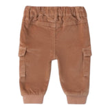 MINI BANDA pantalone tinta unita con elastico in vita Marrone per Neonato 3A639XX MARRONE MINI BANDA 