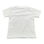 Daniele Alessandrini T-Shirt Girocollo Tinta Unita con Stampa per Neonato 1296M00237XX BIANCO DANIELE ALESSANDRINI 