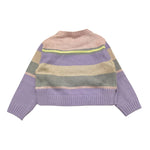 IL GUFO maglia tricolore girocollo fantasia a righe Multicolor per Bambina A24MA458EM109 MULTICOLOR IL GUFO 
