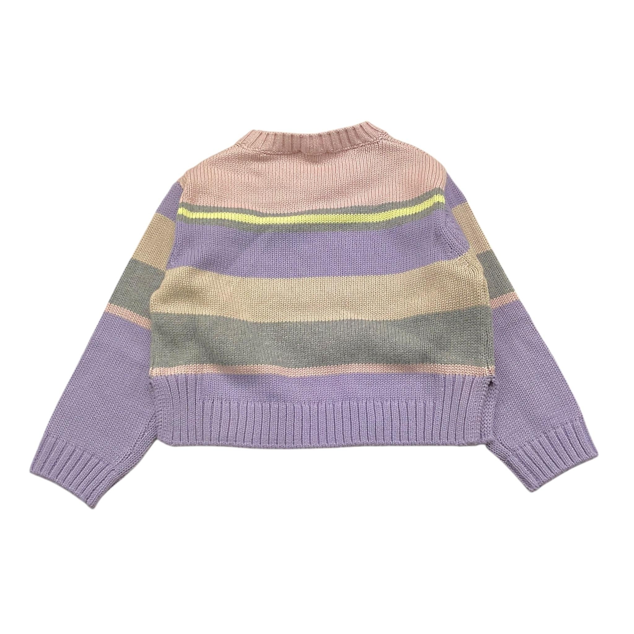 IL GUFO maglia tricolore girocollo fantasia a righe Multicolor per Bambina A24MA458EM109 MULTICOLOR IL GUFO 