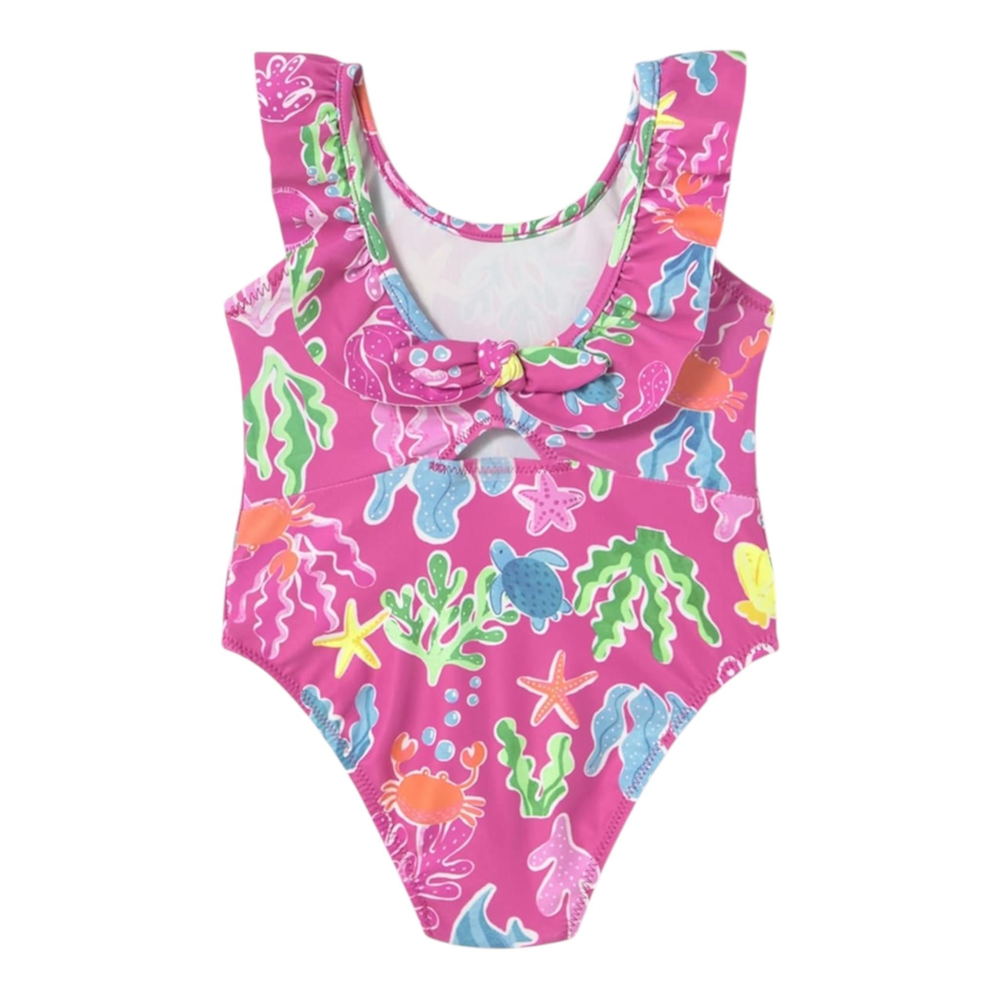 Mayoral Costume Intero tinta unita con Stampa Fuxia per Neonata 1742XX FUXIA MAYORAL 