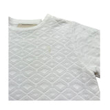 Trussardi T-Shirt Girocollo Tinta Unita  per Bambino TBP26082TS BIANCO TRUSSARDI 