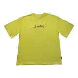 Aspesi Crew Neck Solid Color T-Shirt With Green Print For Boys