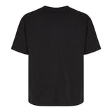 Balmain T-Shirt Crew Neck Solid Color With Black Logo Prints For Boys