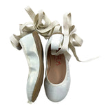 Eli Ballerinas Solid Color With Gold Laces For Girls