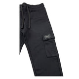 REPLAY pantalone tuta tinta unita con logo Nero per Bambino SB9091 NERO REPLAY 