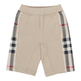 Burberry Bermuda Solid Color With Logo Pattern Profiles Beige For Boys