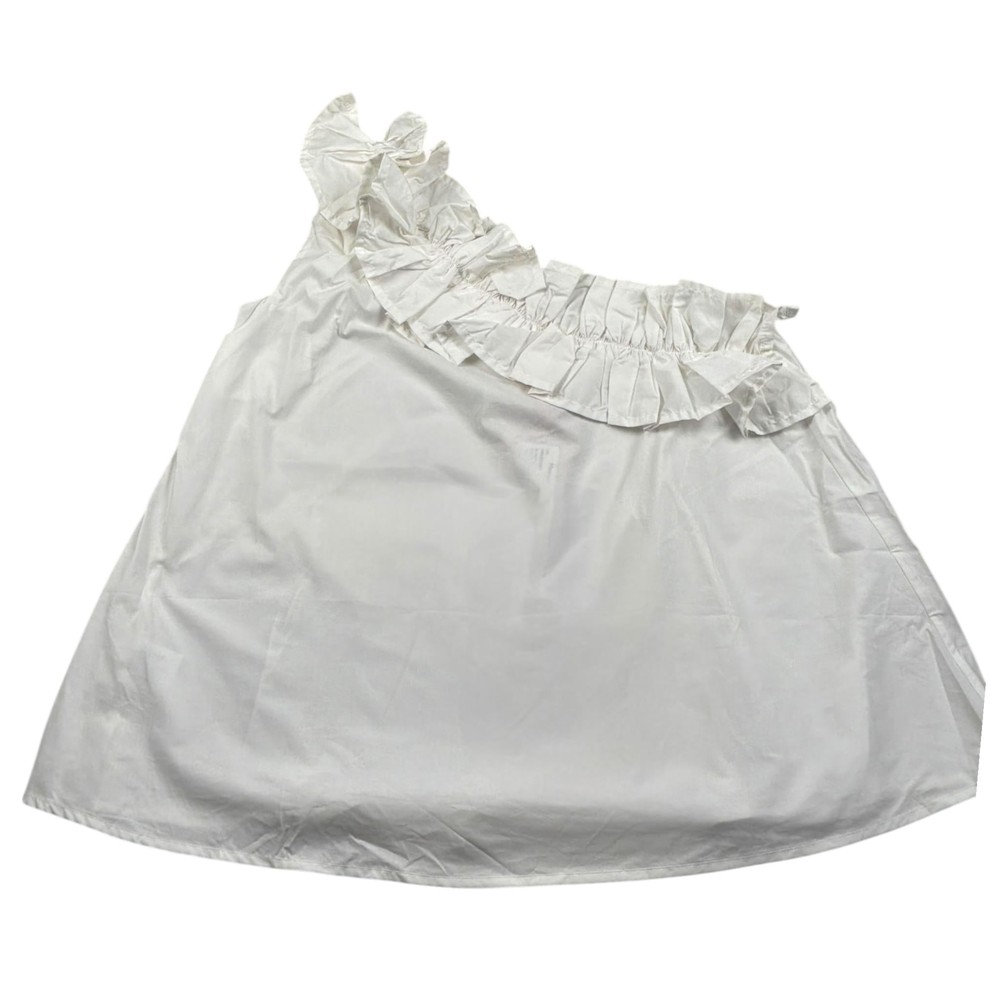 Mariuccia Camicia Monospalla tinta unita Bianco per Bambina MBSS23M854 BIANCO MARIUCCIA 