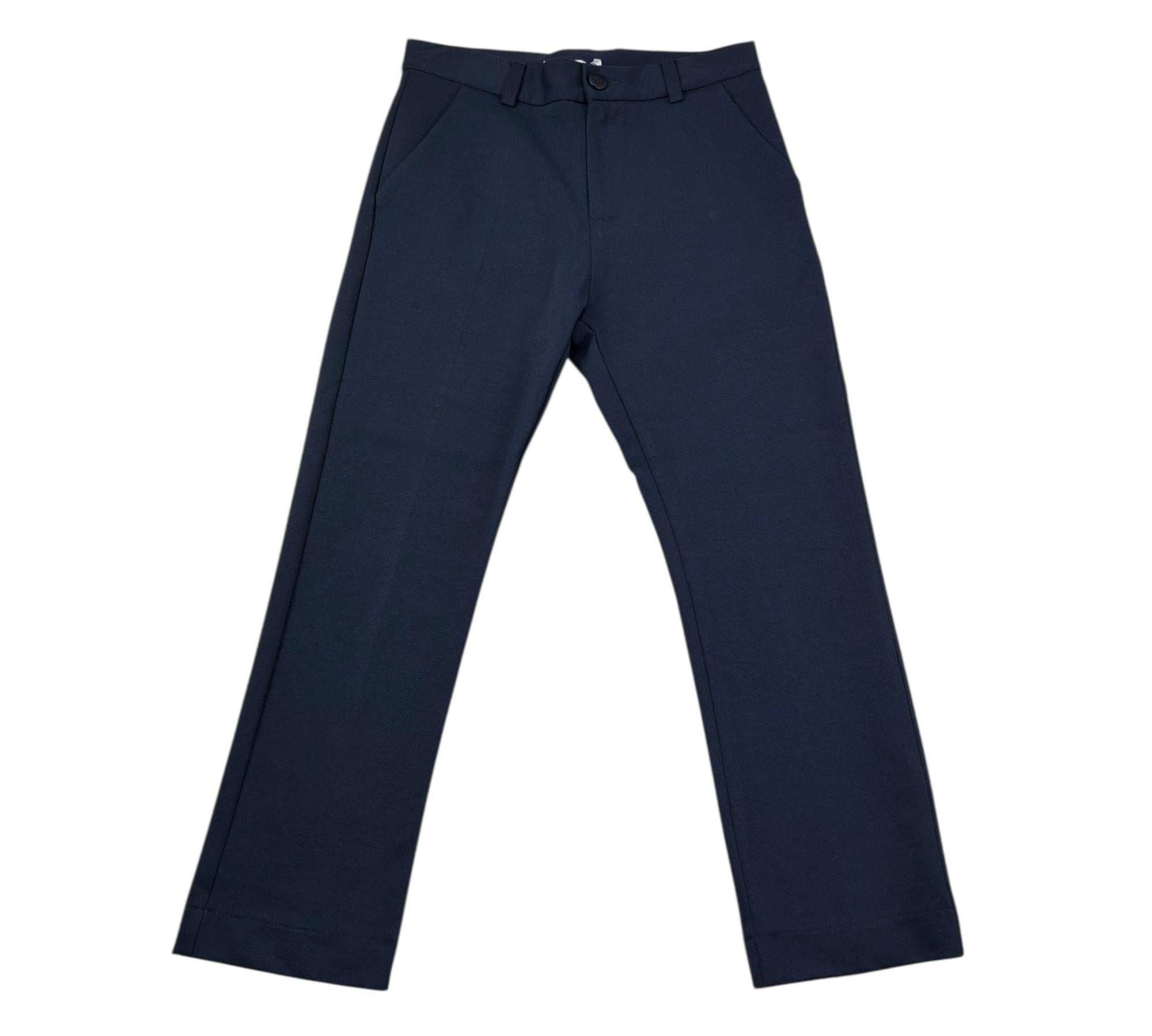 Paolo Pecora Pantalone Tinta Unita con Girovita Regolabile per Bambino PP4201 BLU PAOLO PECORA 