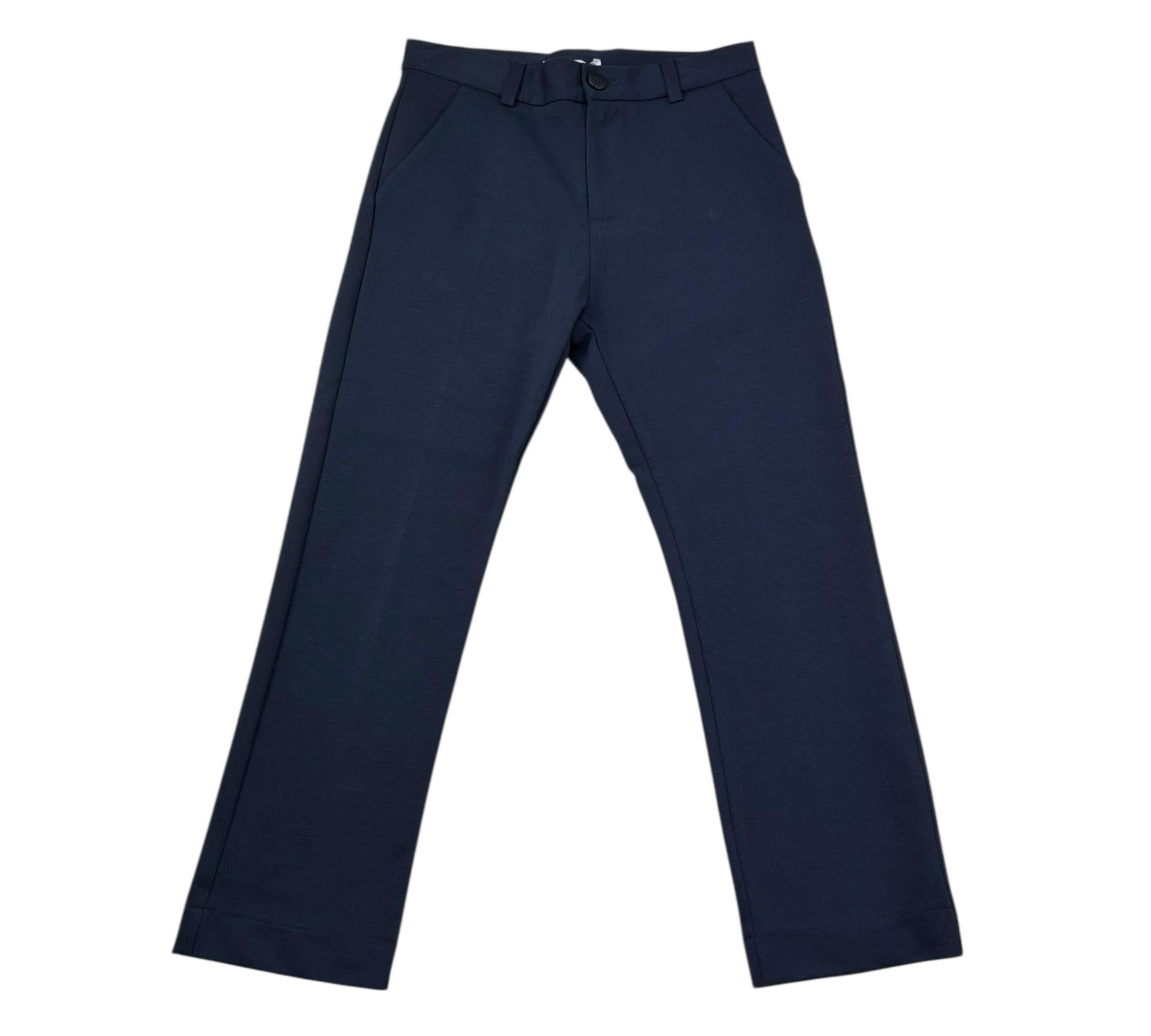 Paolo Pecora Pantalone Tinta Unita con Girovita Regolabile per Bambino PP4201 BLU PAOLO PECORA 