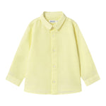 Mayoral Camicia Manica Lunga Tinta Unita per Neonato 1116 GIALLO MAYORAL 