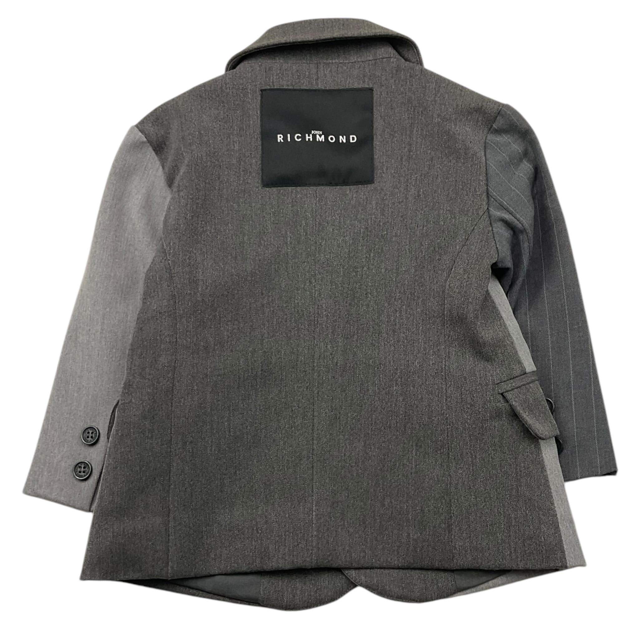 JOHN RICHMOND giacca tinta unita cn stampa in contrasto Grigio per Neonato RIA25058GC GRIGIO JOHN RICHMOND 