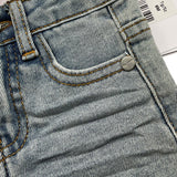 Cesare Paciotti Bermuda In Denim Tinta Unita per Neonato BMP5161B AZZURRO CESARE PACIOTTI 