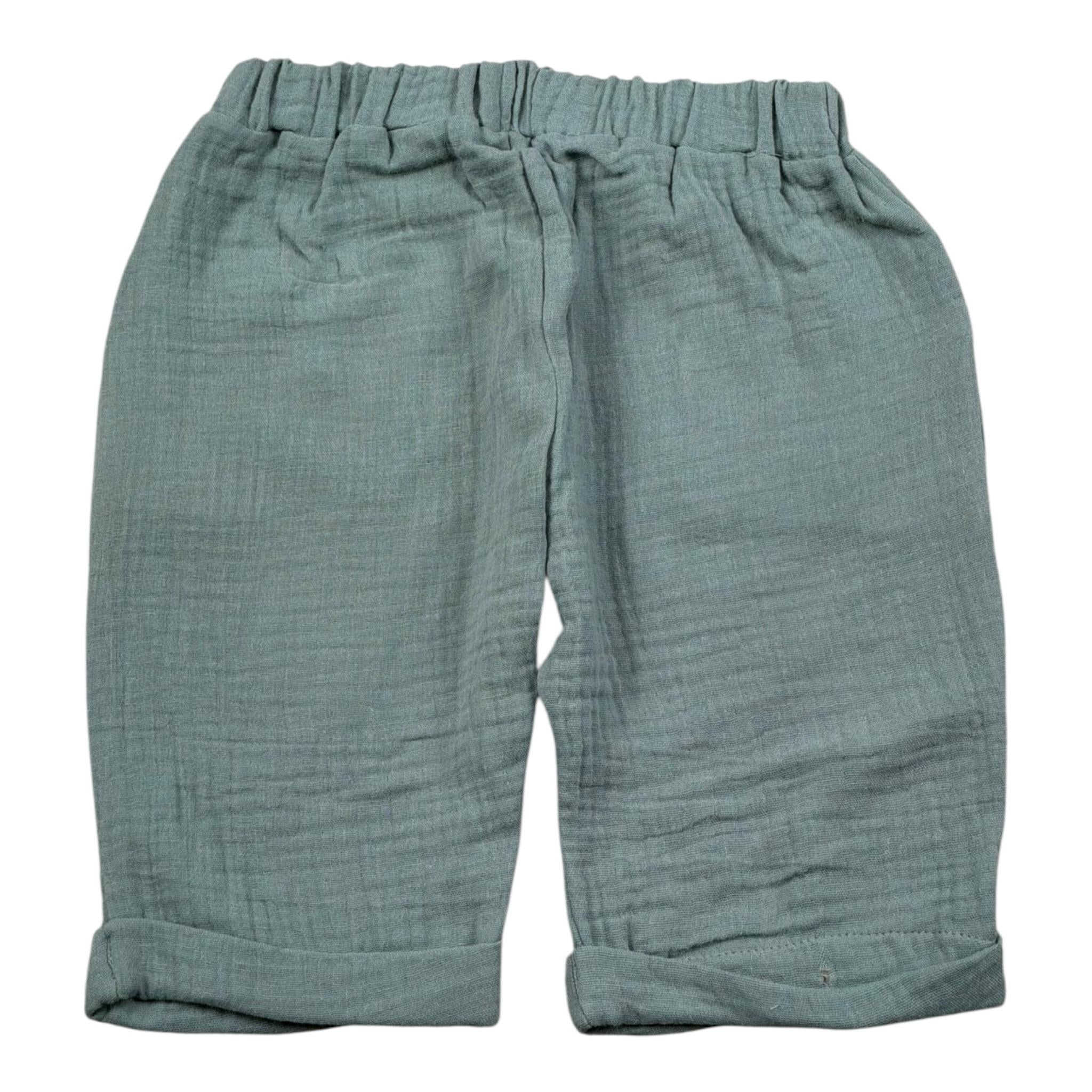 Babyvip Bermuda Tinta Unita con Elastico In Vita per Bambino T8110J VERDE BABYVIP 