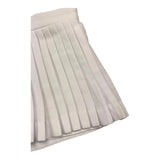 Little Bear Short Solid Color Pleated White For Baby Girl