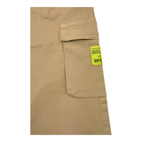 Datch Solid Color Pants With Elastic Waist Sand For Boys