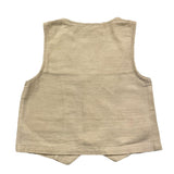 Losan Solid Color Beige Vest for Boys