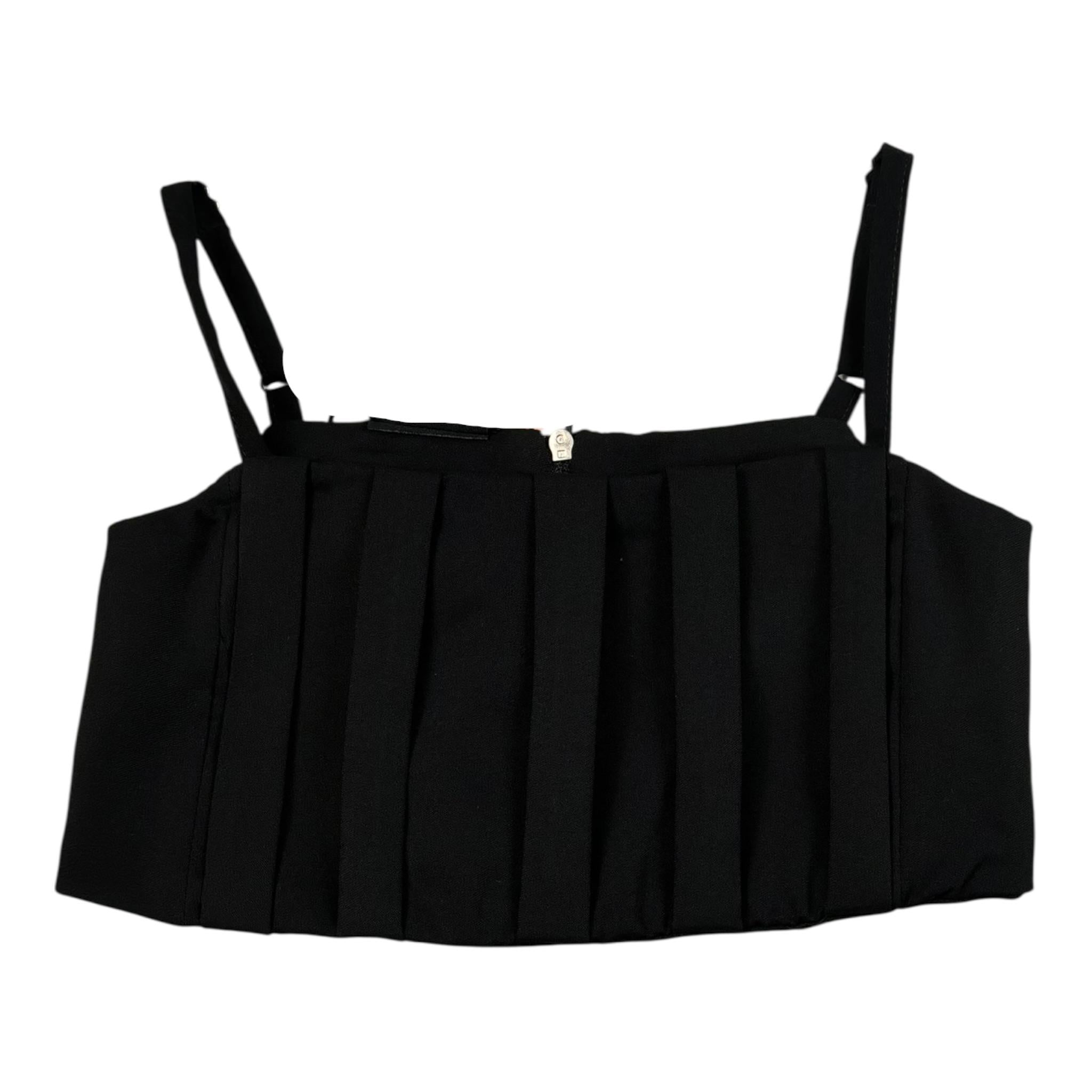 Marc Ellis Top Tinta Unita Bretelline per Bambina JMJTP01255XX NERO MARC ELLIS 