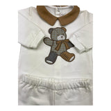 LE BEBE' completo 2 pezzi shirt-ghettina tinta unita Panna per Neonato LBB4665 PANNA LE BEBE' 