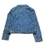 Daniele Alessandrini Giubbino In Denim Tinta Unita per Bambino 1235OD00258 BLU DANIELE ALESSANDRINI 