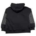 JOHN RICHMOND felpa con zip e cappuccio tinta unita con logo Nero per Bambino RBA25034FE NERO JOHN RICHMOND 