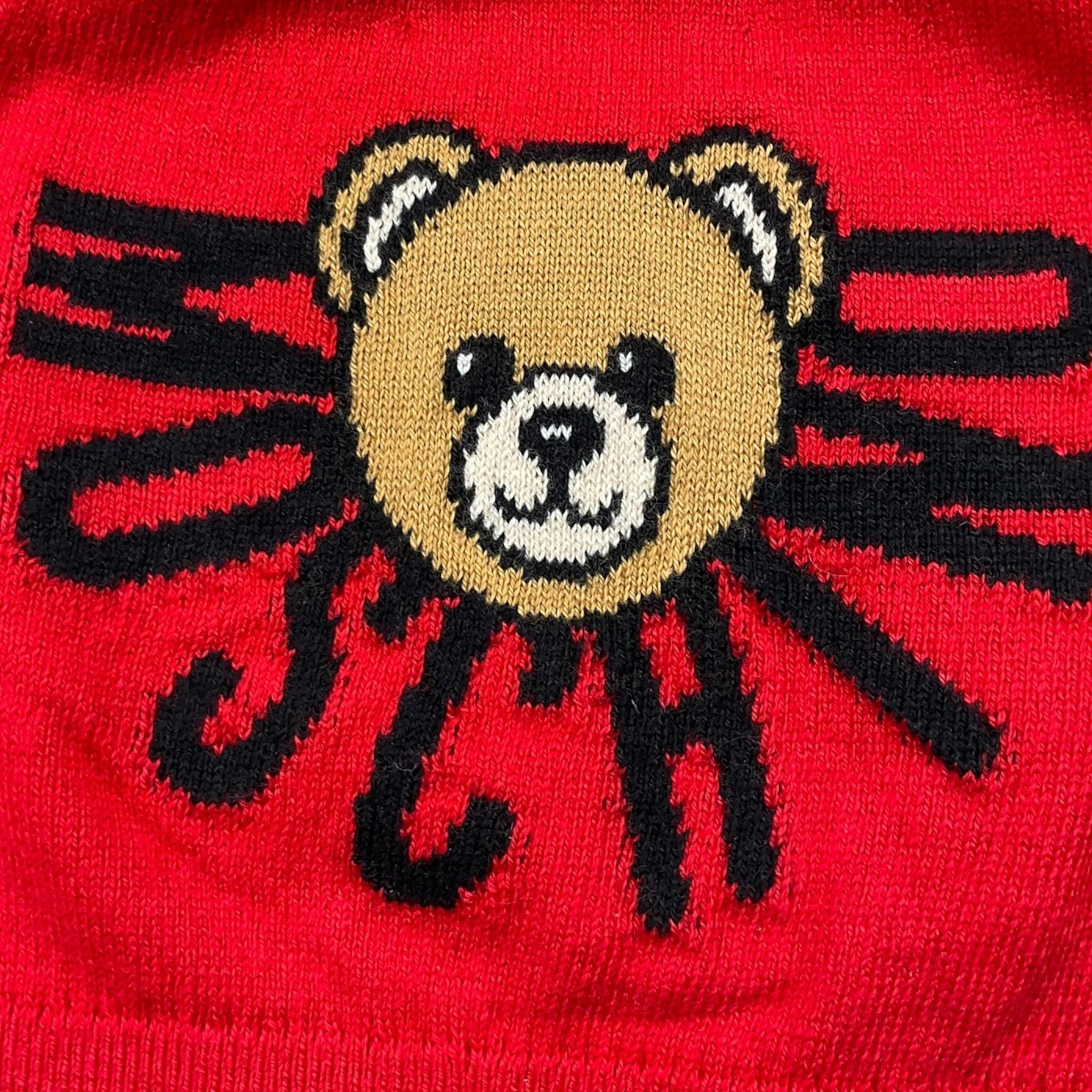 MOSCHINO cappello tinta unita con stampa Rosso per Bambino HUX02Q ROSSO MOSCHINO 