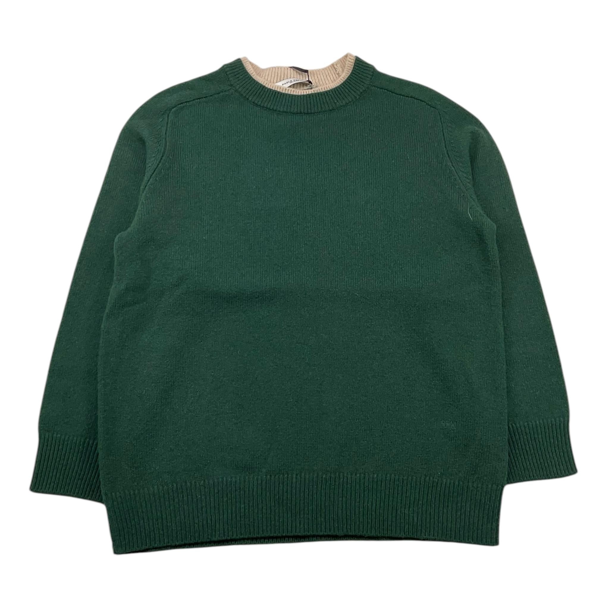 PAOLO PECORA maglia girocollo tinta unita Verde per Bambino PP4083 VERDE PAOLO PECORA 