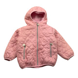 MONO STAR giubbino tinta unita con zip e cappuccio Rosa per Neonata MS5209 ROSA MONO STAR 