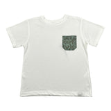 Paolo Pecora T-Shirt Girocollo Tinta Unita con Taschino per Bambino PP4055X BIANCO PAOLO PECORA 