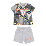 Guess Completo 2 Pezzi T-Shirt-Bermuda per Neonato I3RG00K8HM3X GRIGIO GUESS 