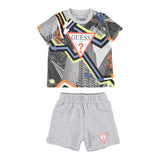 Guess Completo 2 Pezzi T-Shirt-Bermuda per Neonato I3RG00K8HM3X GRIGIO GUESS 
