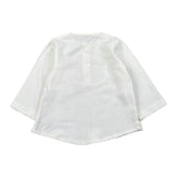 Babyvip Camicia Tinta Unita con Bottoni In Contrasto per Neonato T1345 BIANCO BABYVIP 