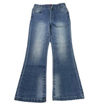 LIU JO jeans tinta unita modello a zampa Blu per Bambina GF4113 BLU LIU JO 