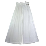 Liu Jo Pantalone Tinta Unita Modello Palazzo per Bambina GA5057X BIANCO LIU JO 