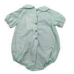 Wedoble Body Mezza Manica Fantasia Quadretti per Neonata V2505916X VERDE ACQUA WEDOBLE 