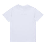 Dsquared2 T-Shirt Girocollo Tinta Unita con Stampa per Bambino DQ2749 BIANCO DSQUARED2 