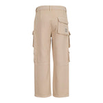 Dou Dou Pantalone Modello Cargo Tinta Unita per Bambina DW6P30 BEIGE DOU DOU 