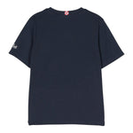 SAINT BARTH t-shirt girocollo tinta unita con stampa Blu per Bambino TSH001 BLU SAINT BARTH 