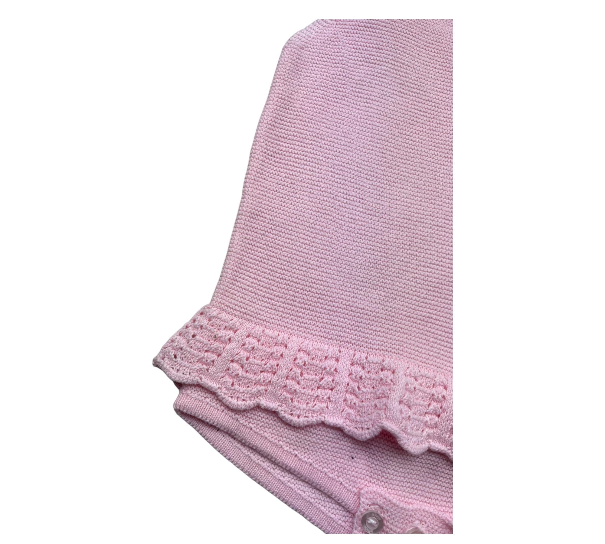 Le Bebe Pagliaccetto Bretelline Tinta Unita per Neonata LBG6274 ROSA LE BEBE 