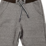 BOBOLI pantalone tinta unita con microfantasia Bianco per Bambino 339094 BIANCO BOBOLI 